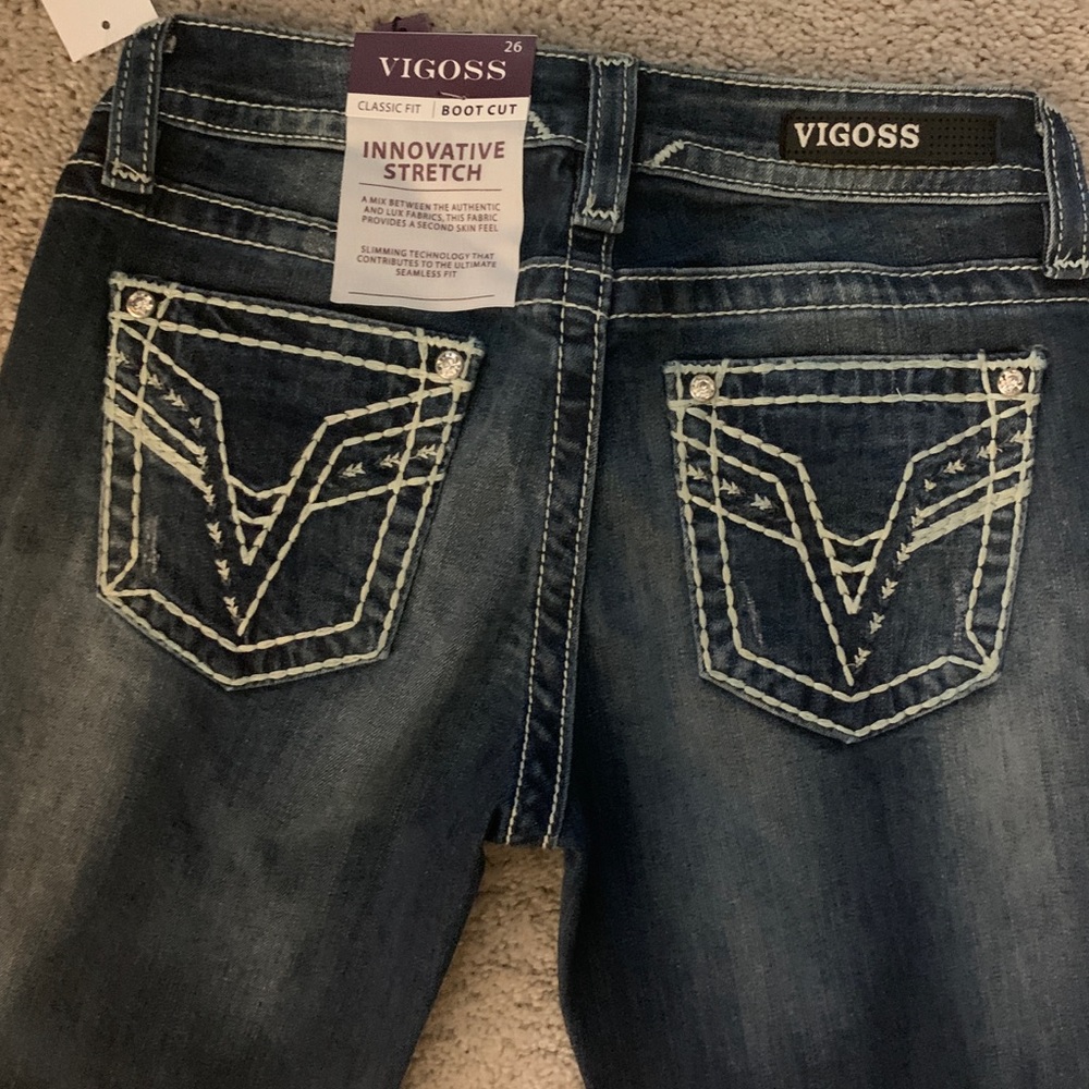 Vigoss bootcut size 26 w innovative stretch
